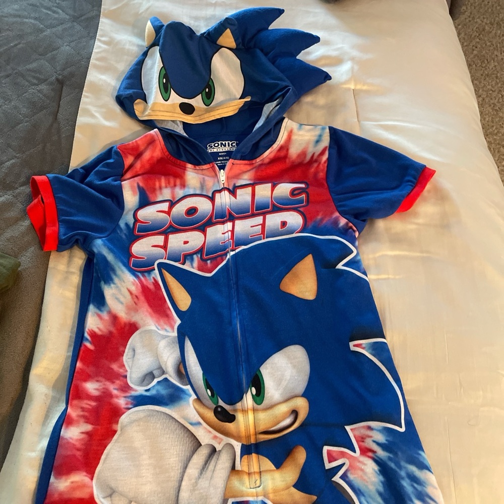 Sonic the Hedgehog Hooded Onesie
